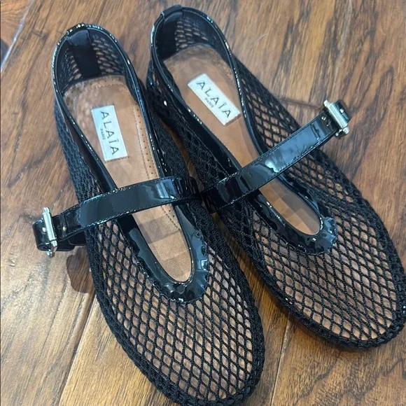 AlAIA Mesh flats - Picture 2 of 8